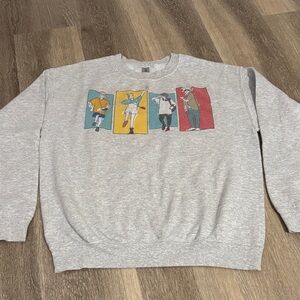 GUC Anime Jujutsu Kaisen Men's Grey Hooded Sweatshirt, Size M